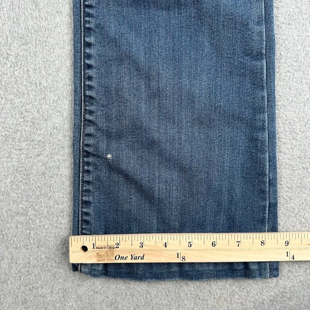 Calvin Klein Jeans Womens Bootcut Denim Pants Blue Wash Size 30 10 Western Rodeo